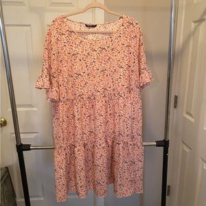 Pink floral sundress
